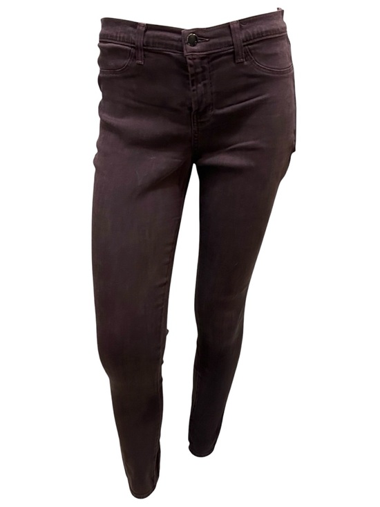 J Brand Denim - J Brand Super Skinny Pants Jeggings in Lacquered Pinot Wash (purple)- Size 29